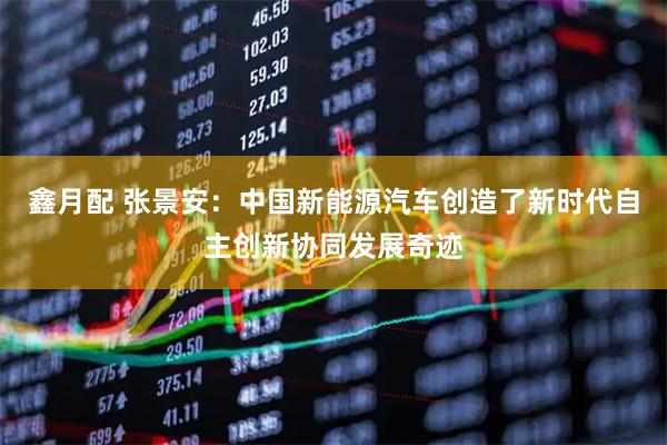 鑫月配 张景安：中国新能源汽车创造了新时代自主创新协同发展奇迹